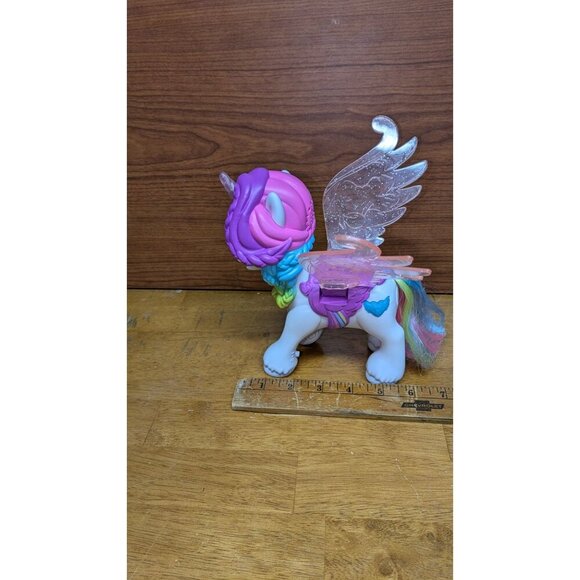 TESTED Hatchimals Interactive Unicorn Pegasus Rainbow Braids No Accessories - Picture 6 of 9